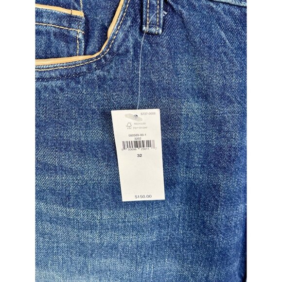 BANANA REPUBLIC Women's The Roper Vintage Straight High-Rise Jeans Size 32 - Picture 4 of 7